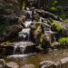 Cascata nel parco Greenacre Park a Midtown Manhattan