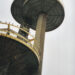 Il New York State Pavilion, la struttura ellittica con i tre osservatori in cima, nel parco di Flushing Meadows a New York